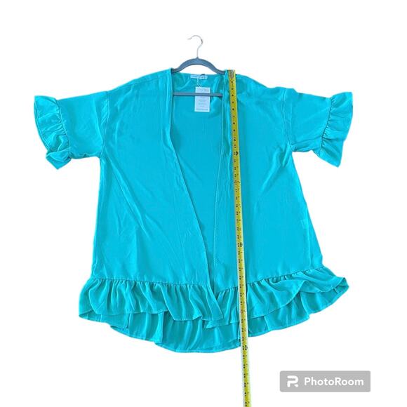 PINKMSTYLE Womens Lightweight Open Front 3/4 Sleeve Cardigan Size XL - Picture 4 of 5